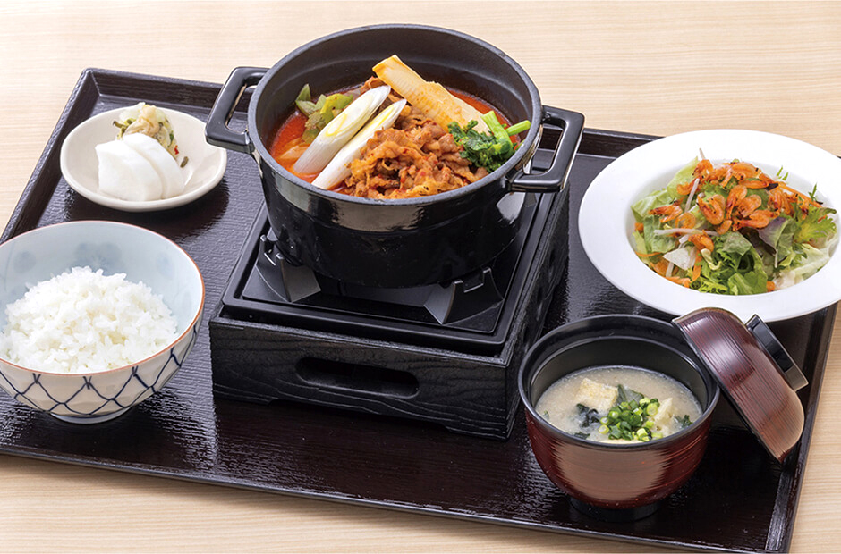 牛肉と春野菜のチゲ鍋セット