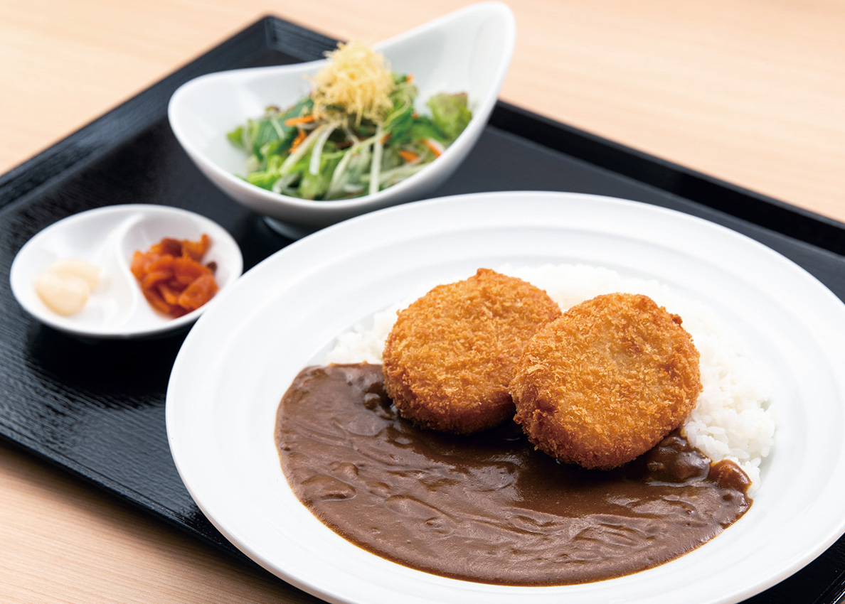 カニクリームコロッケカレーセット